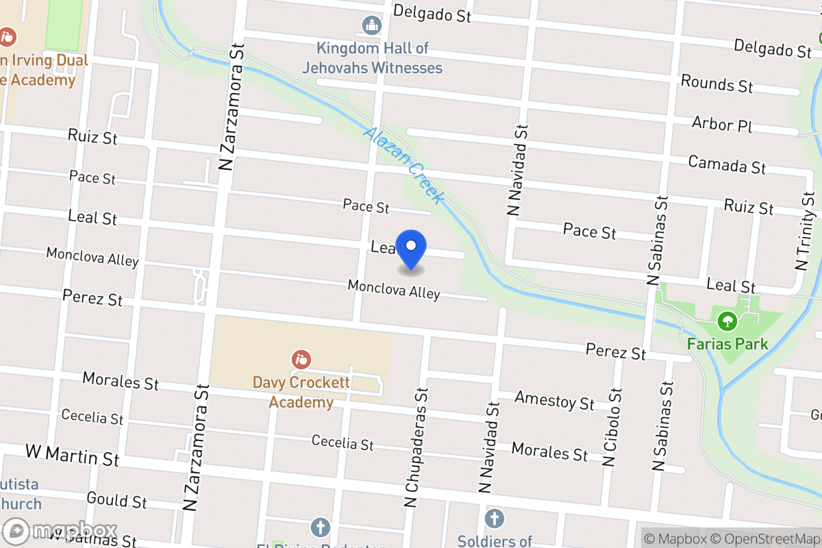 Map of Leal St