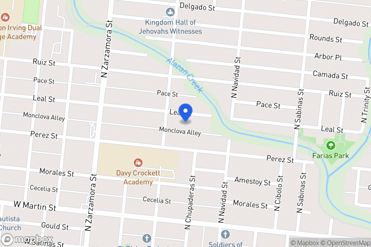 Map of 1234  Leal St