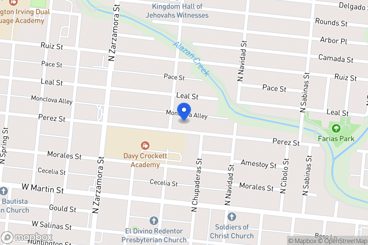 Map of 1815  Perez St