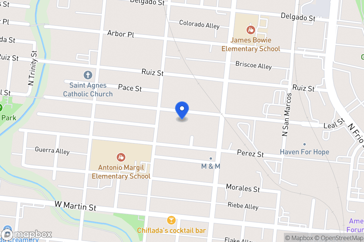 Map of 732  Leal St
