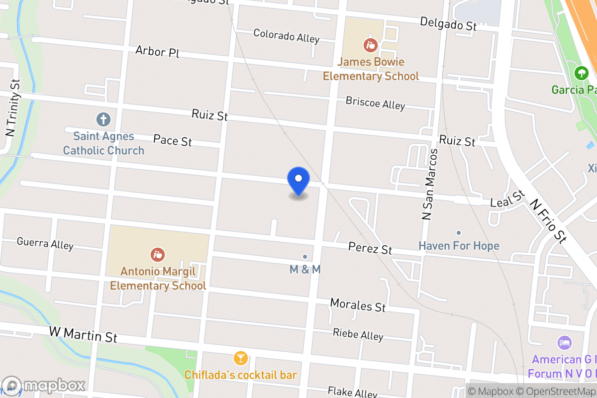 Map of 716  Leal St
