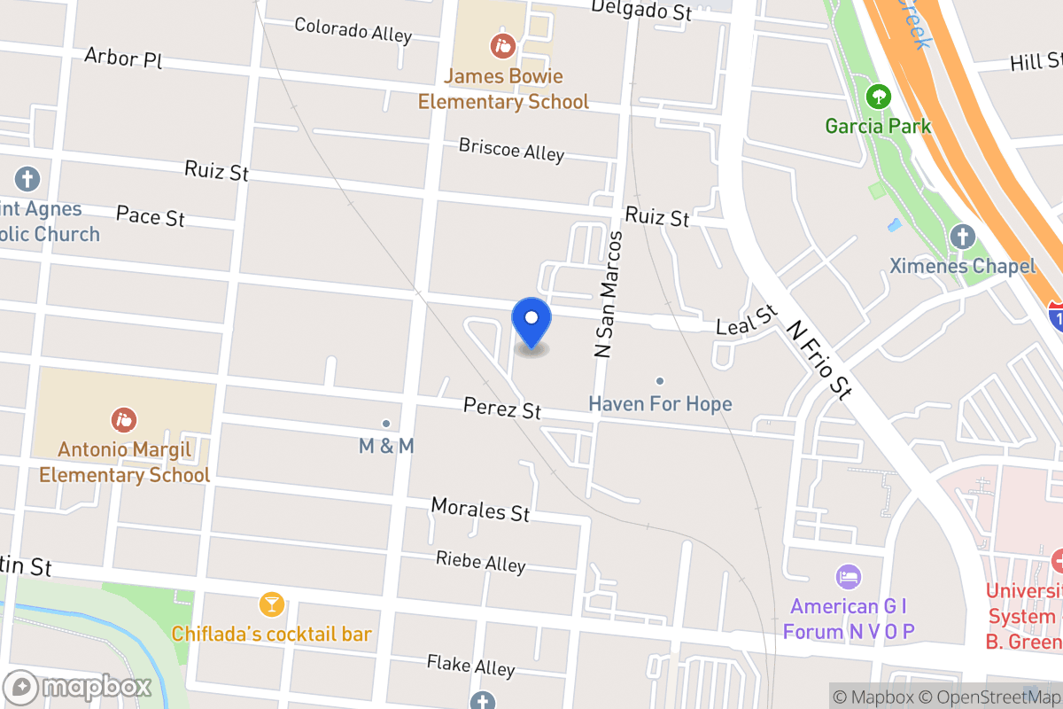 Map of 703 N San Marcos