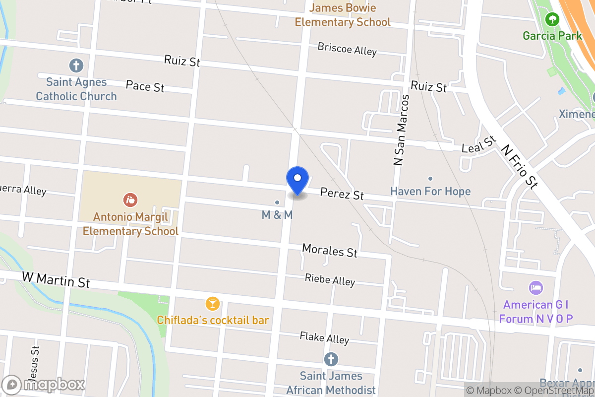 Map of 628 N Colorado St
