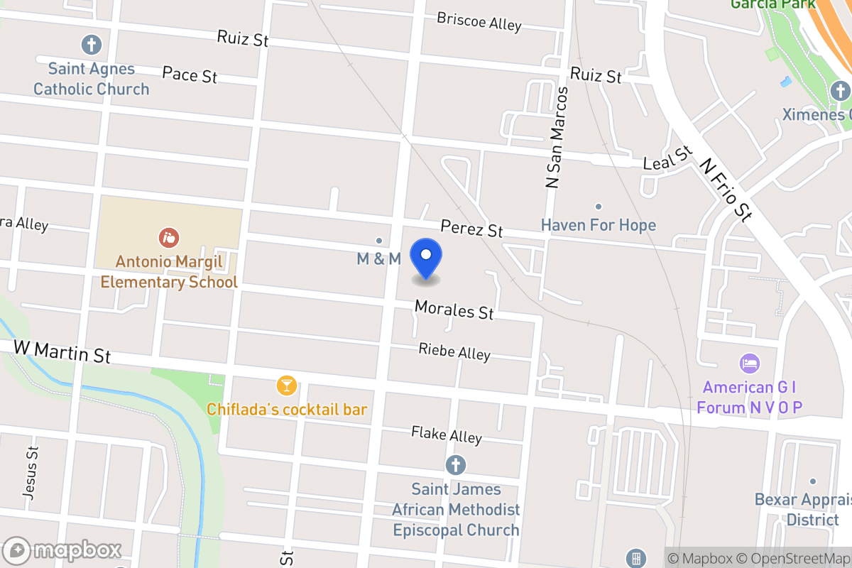 Map of 1039  Morales St