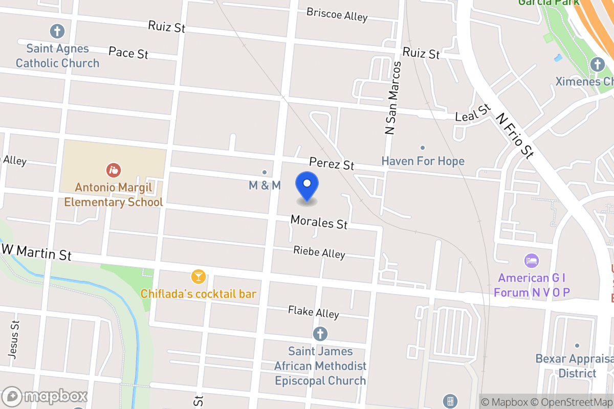 Map of 1037  Morales St
