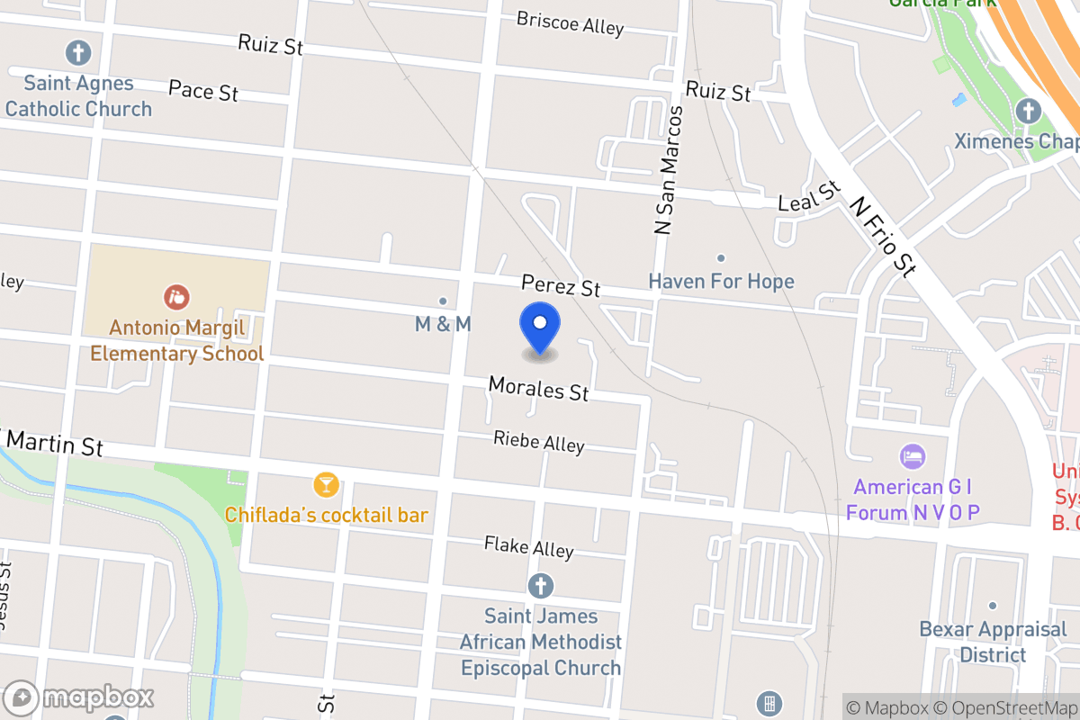 Map of 1027  Morales St