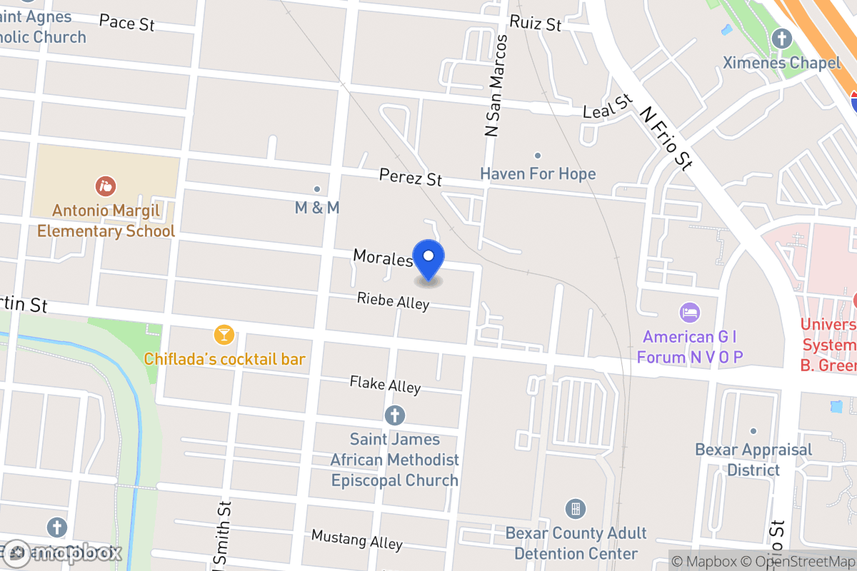 Map of 1016  Morales St