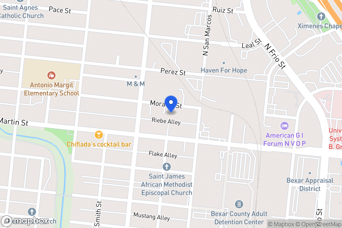 Map of 1024  Morales St