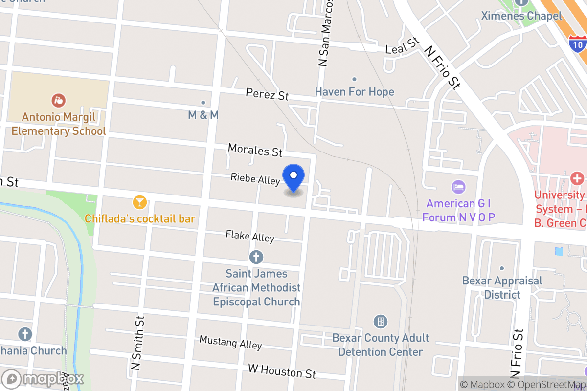 Map of 1507 W Martin St