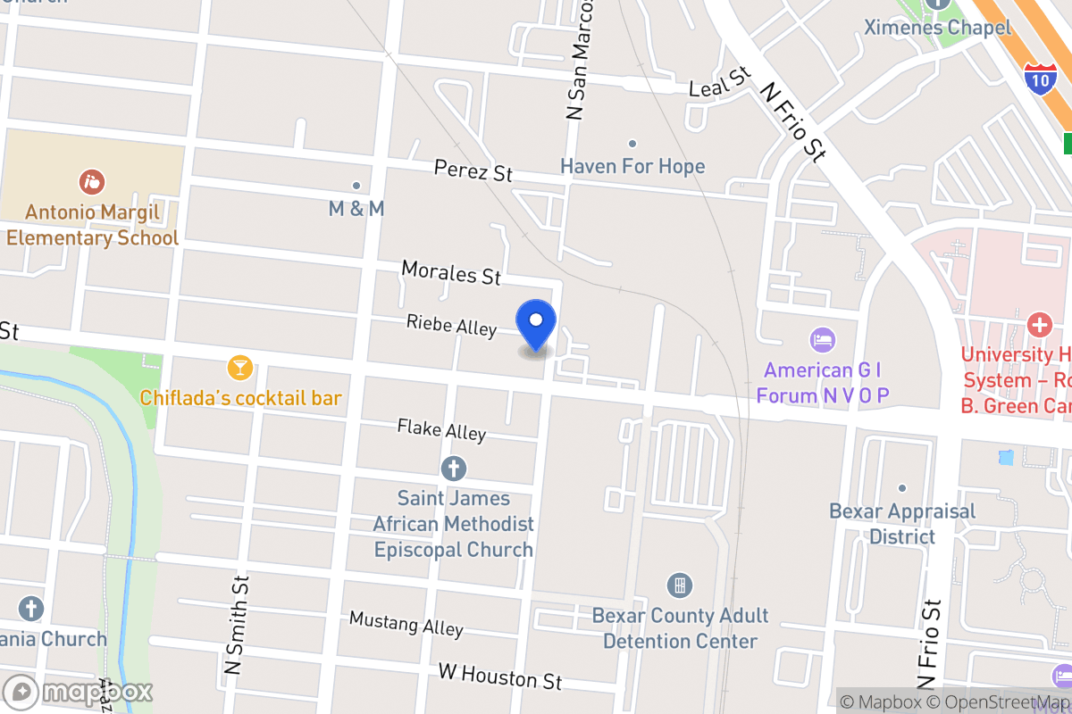 Map of 507 N San Marcos