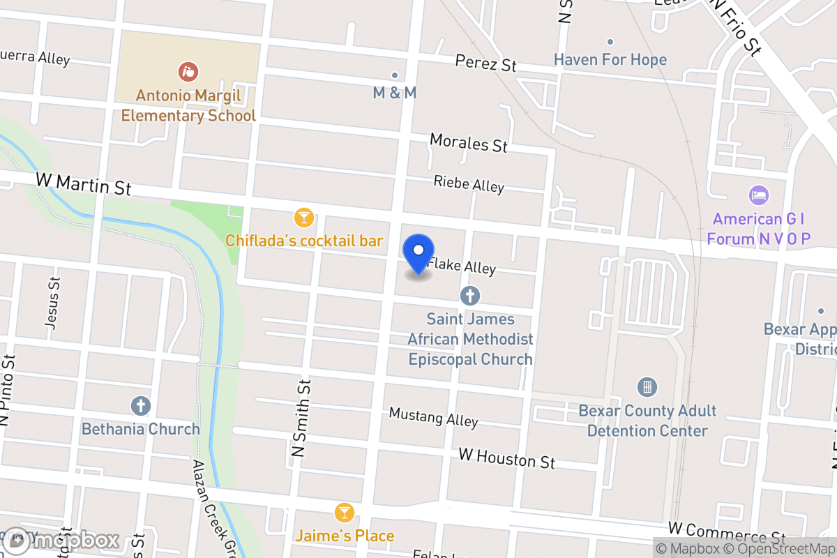 Map of 1519 W Salinas St