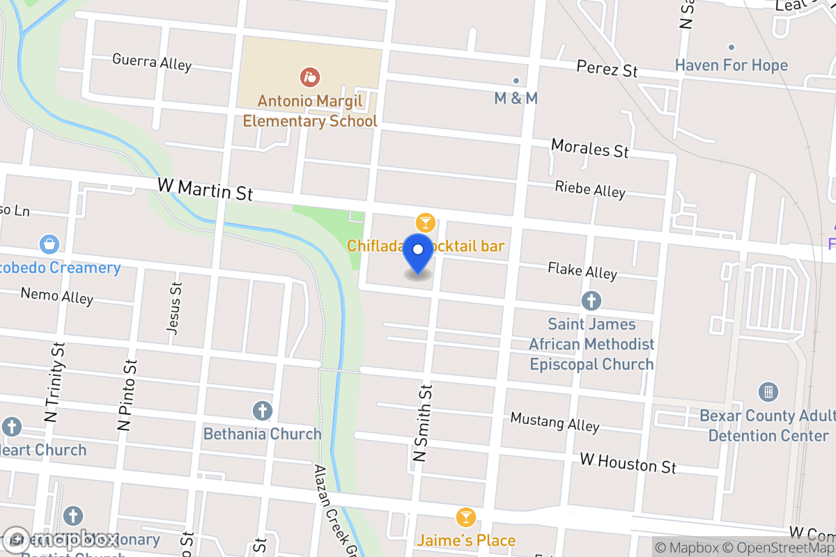 Map of 1707 W Salinas St