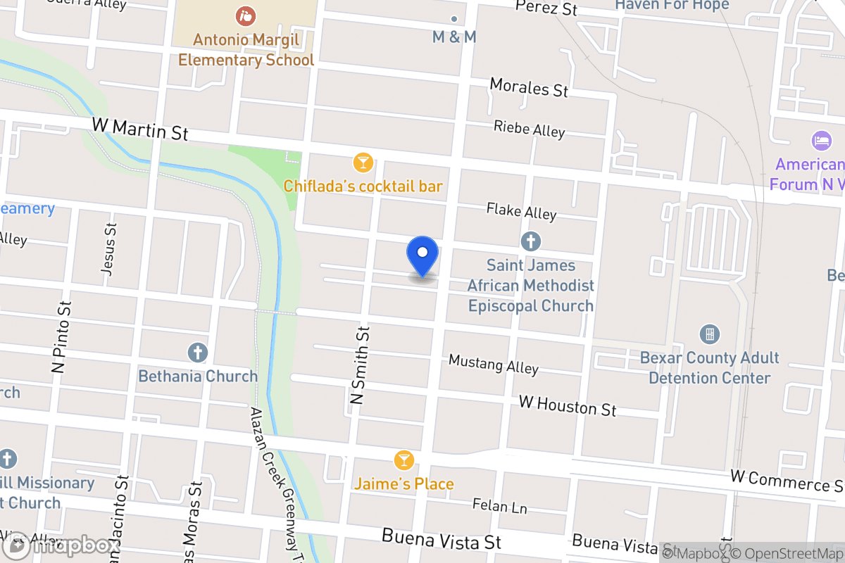 Map of 315 N Colorado St