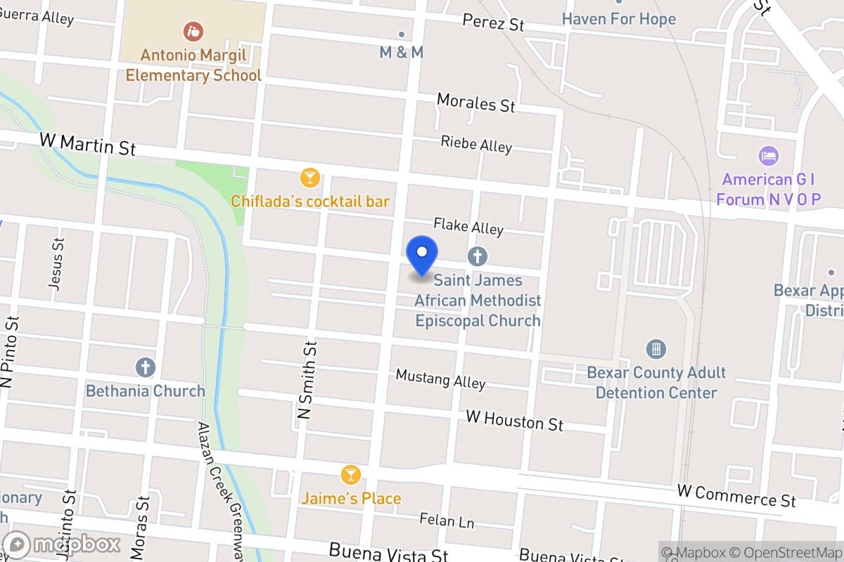 Map of 1518 W Salinas St