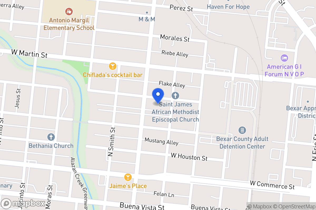 Map of 1514 W Salinas St