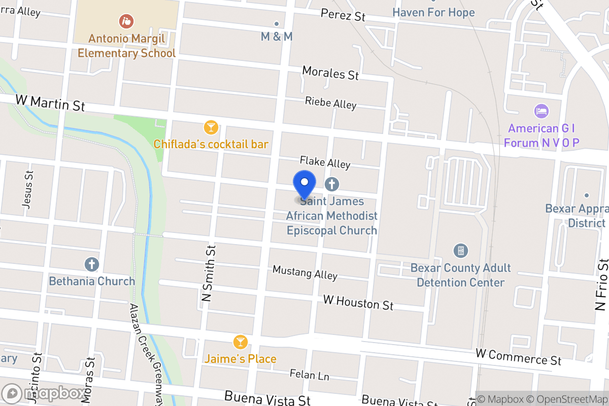 Map of 1510 W Salinas St