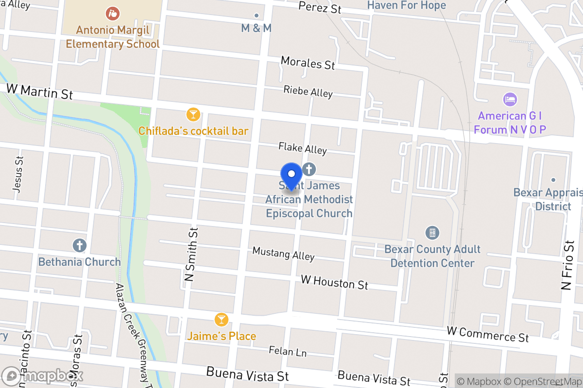 Map of 317 N Richter St
