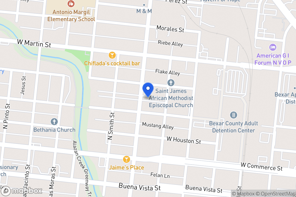 Map of 314 N Colorado St