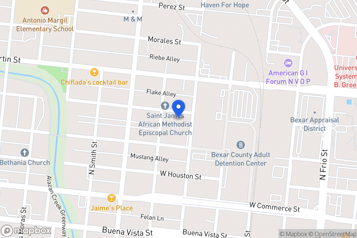 Map of 1414 W Salinas St