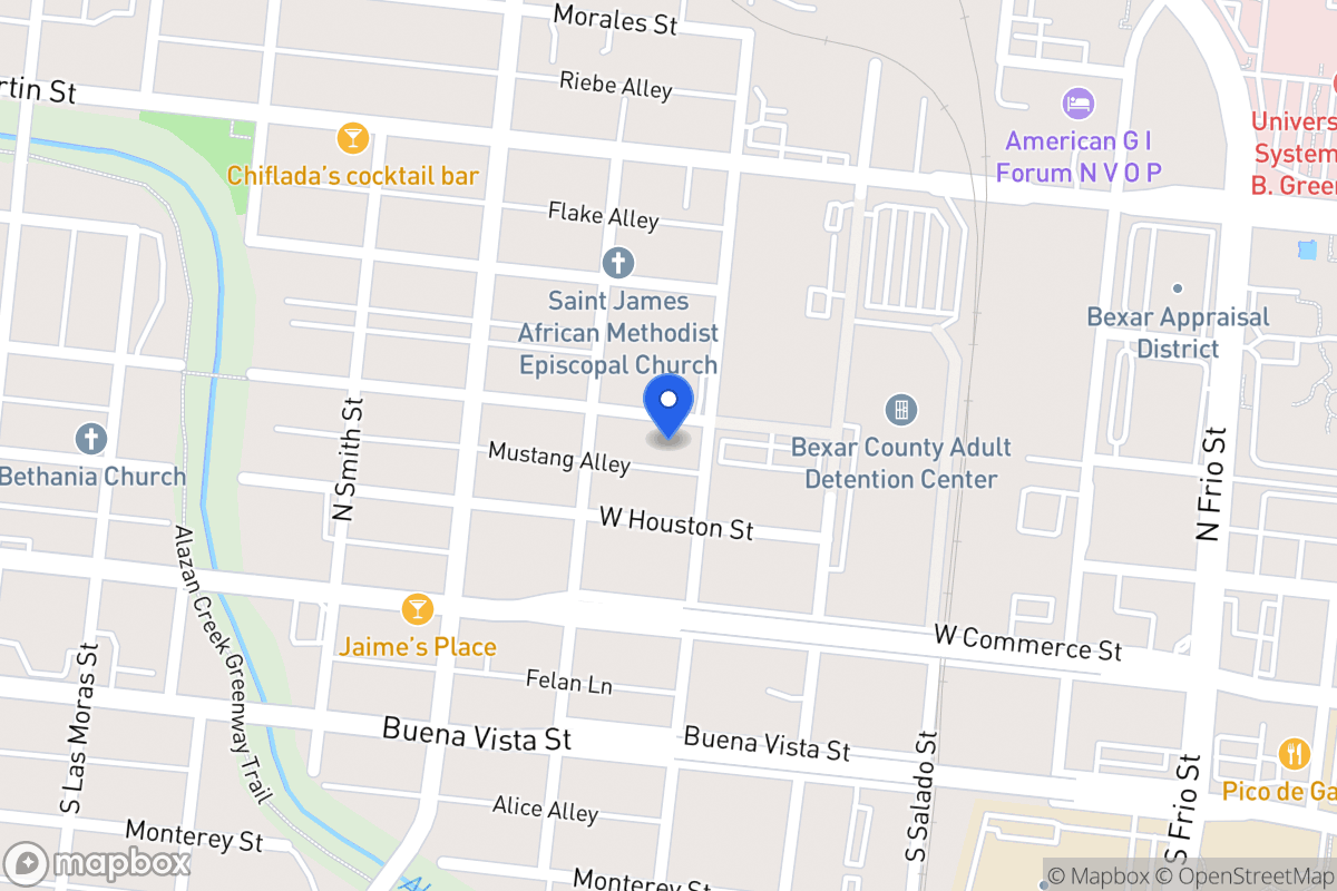 Map of Travis St