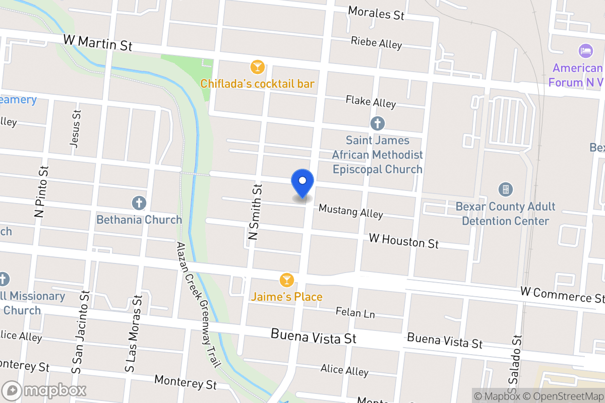 Map of 215 S Colorado St
