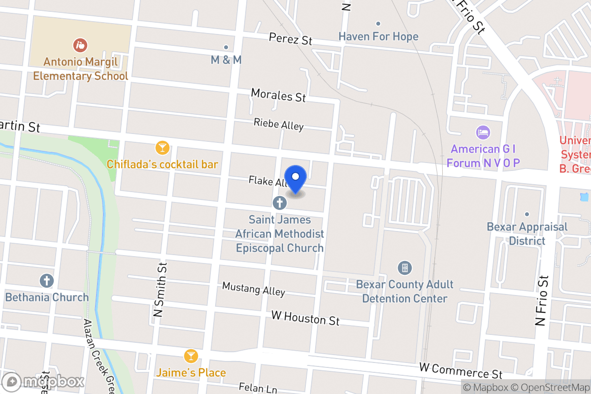 Map of 1417 W Salinas St