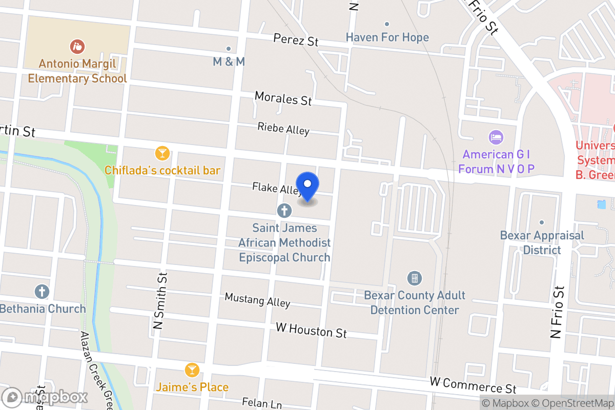 Map of 1415 W Salinas St