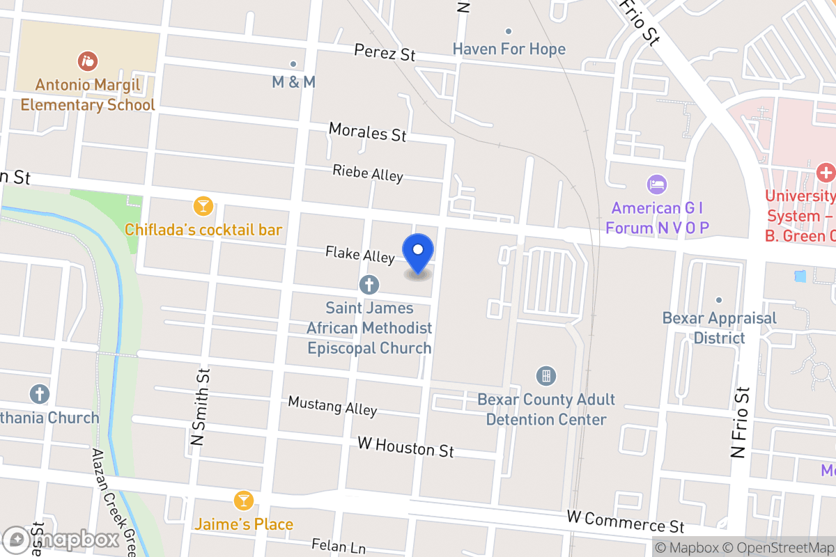 Map of 1405 W Salinas St