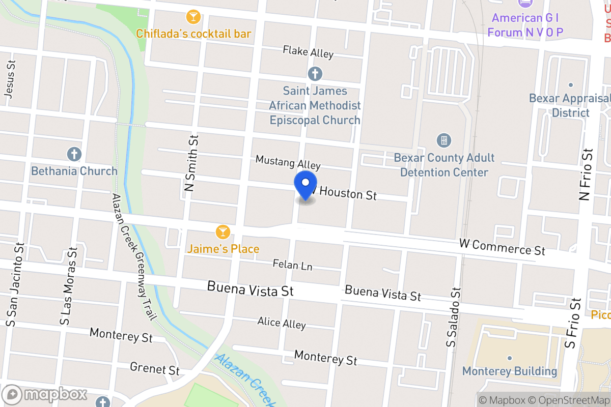 Map of 110 N Richter St