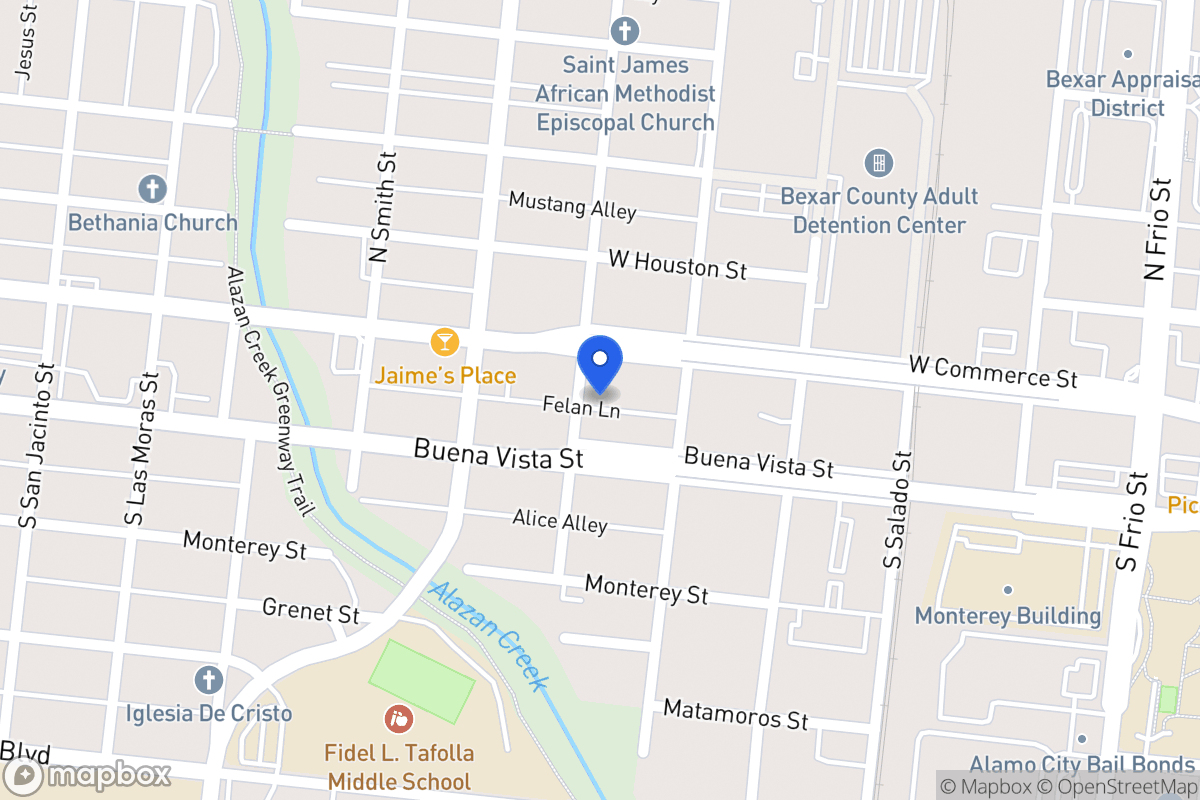 Map of 110 S Richter St