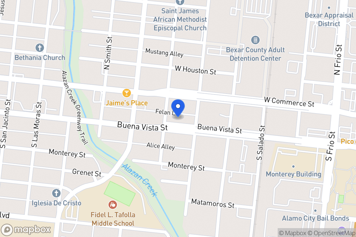 Map of 1019  Buena Vista St