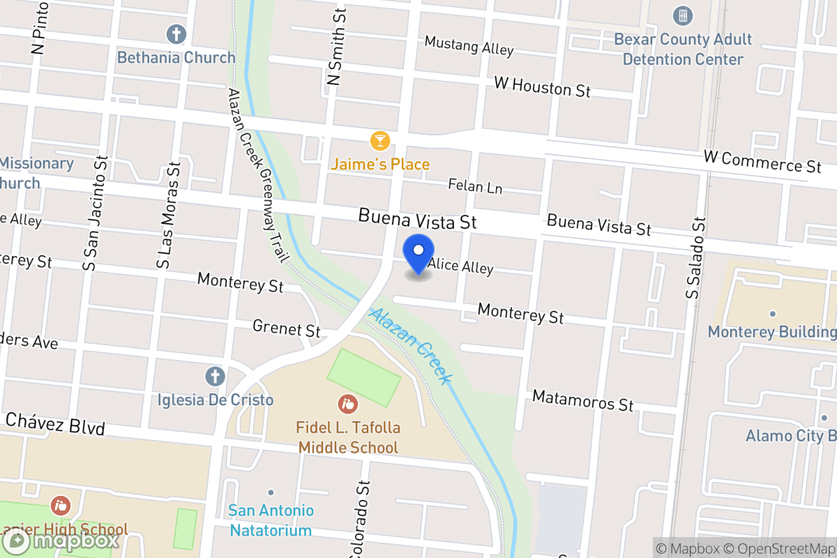 Map of 1111  Monterey St