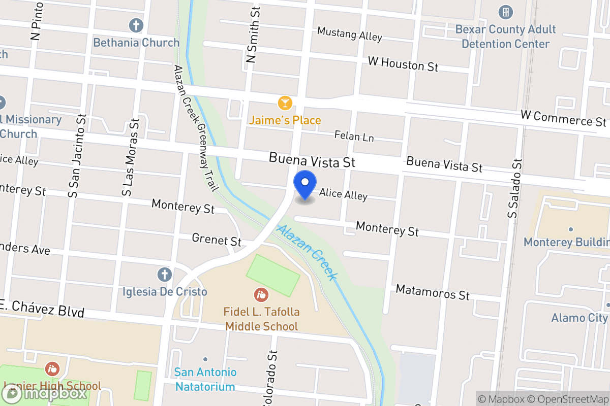 Map of 1113  Monterey St
