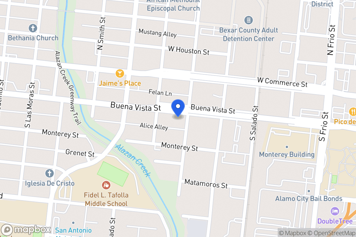 Map of 1006  Buena Vista St