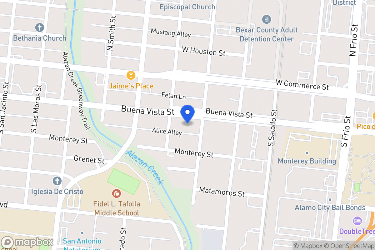 Map of 1008  Buena Vista St