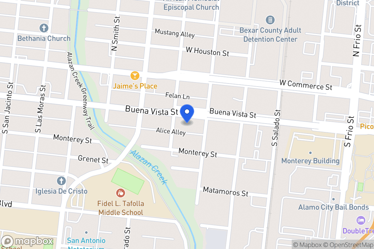 Map of 1010  Buena Vista St