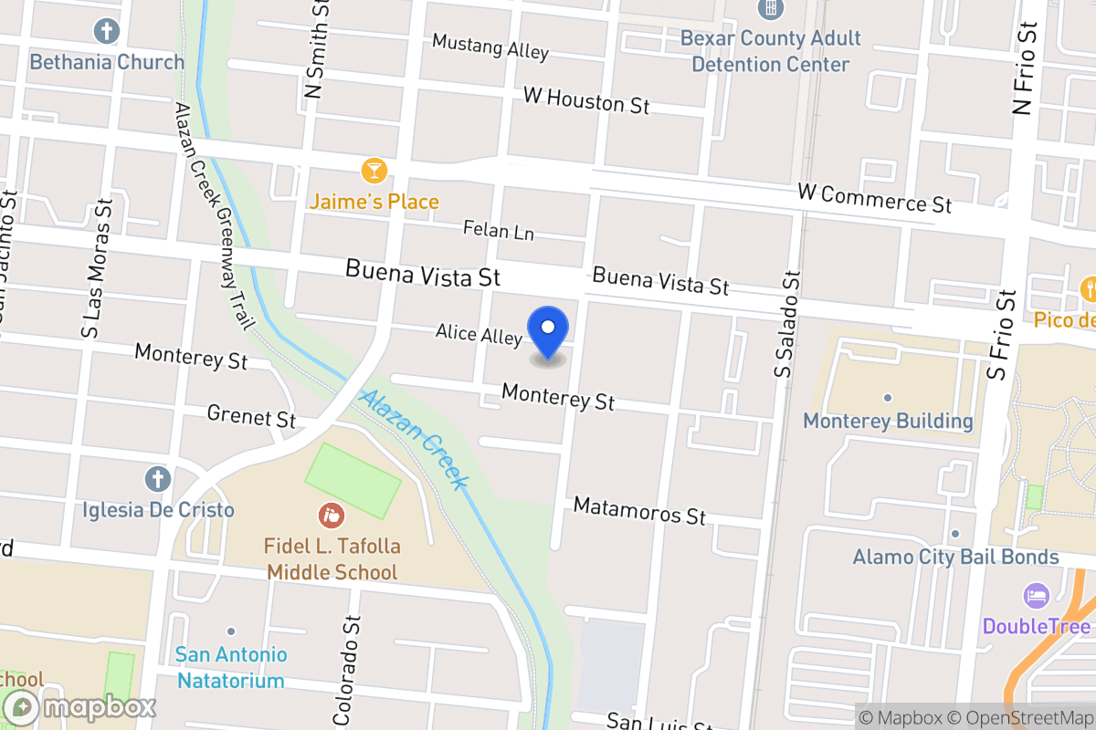 Map of 1003  Monterey St