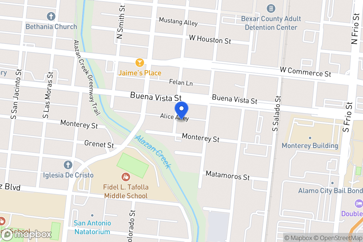 Map of 216 S Richter St