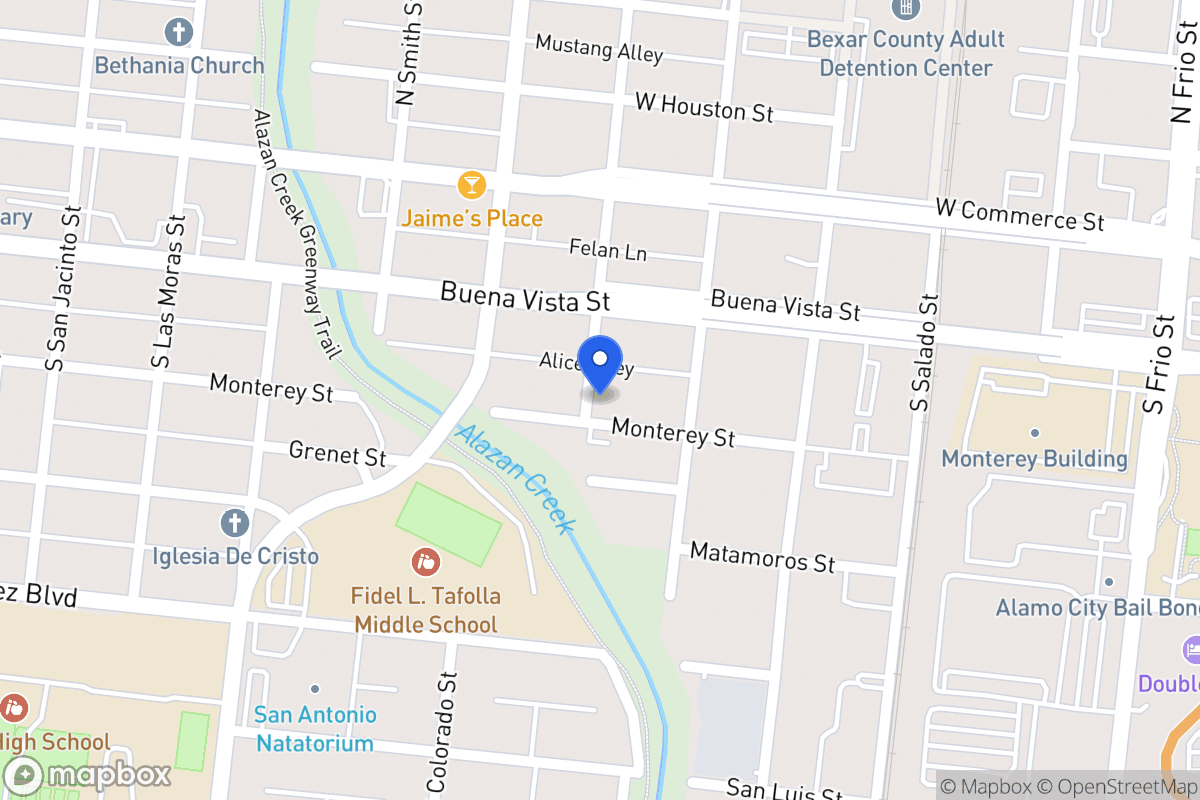 Map of 1023  Monterey St