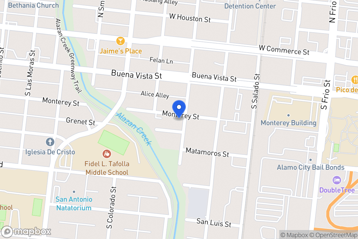 Map of 1002  Monterey St