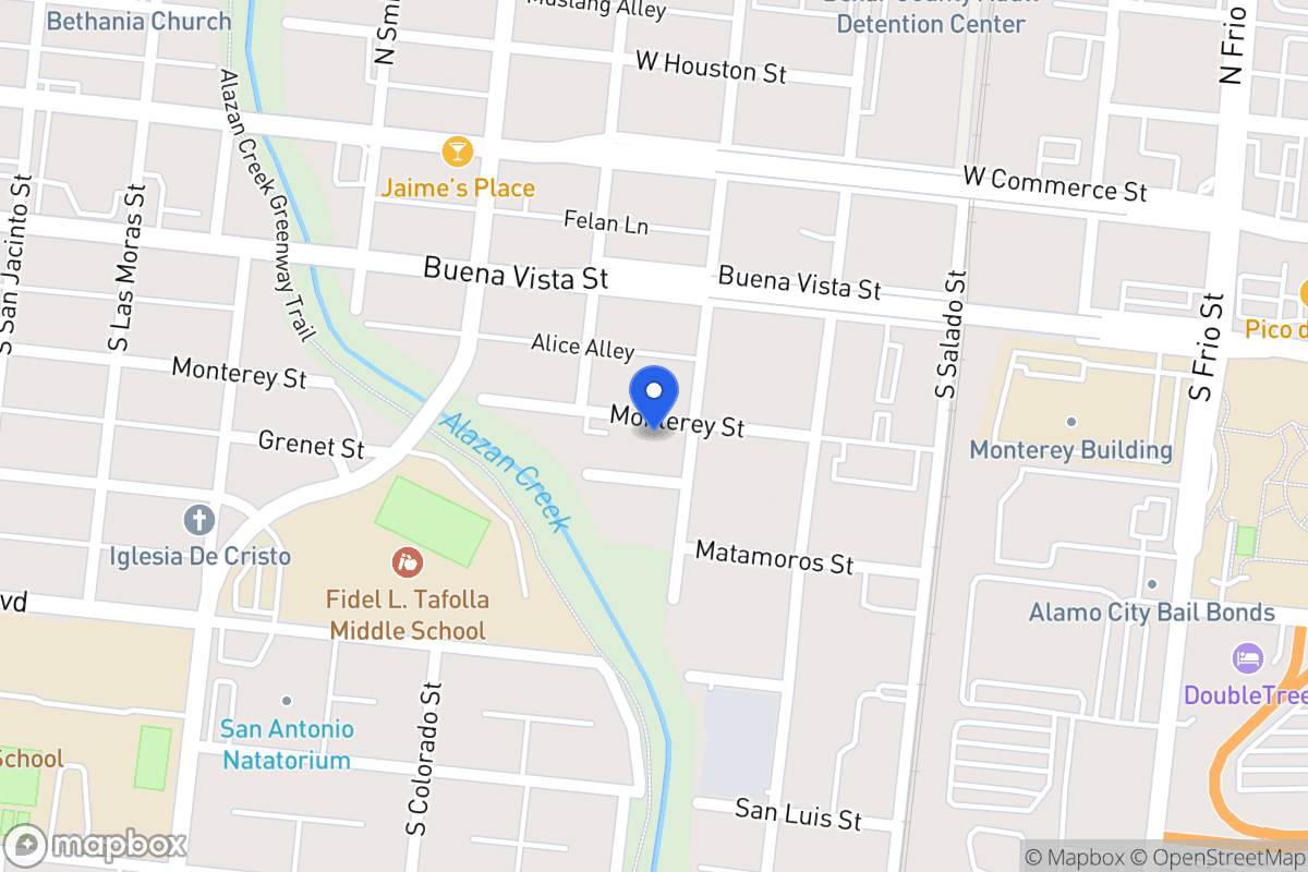Map of 1006  Monterey St