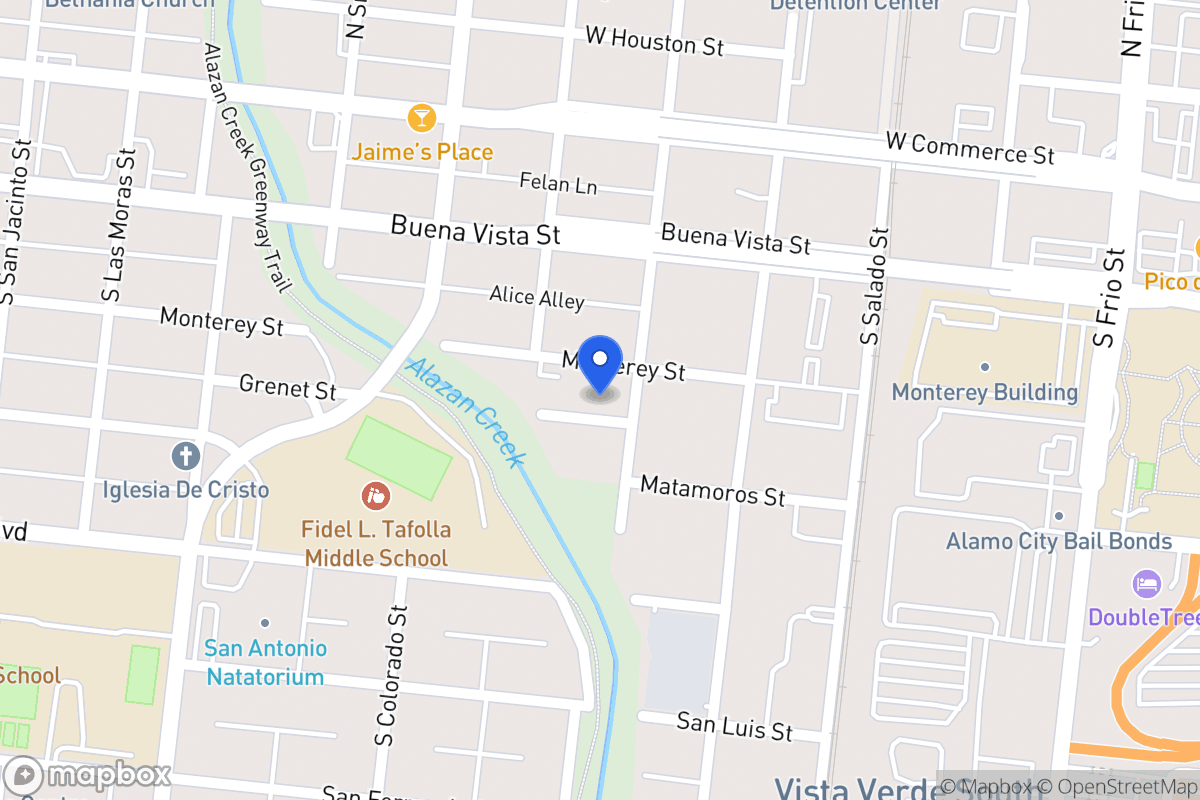 Map of 107  Grenet St