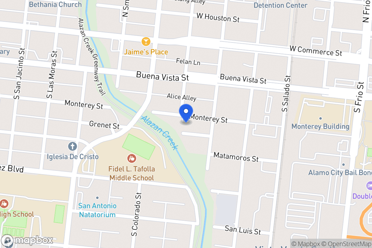 Map of 1022  Monterey St