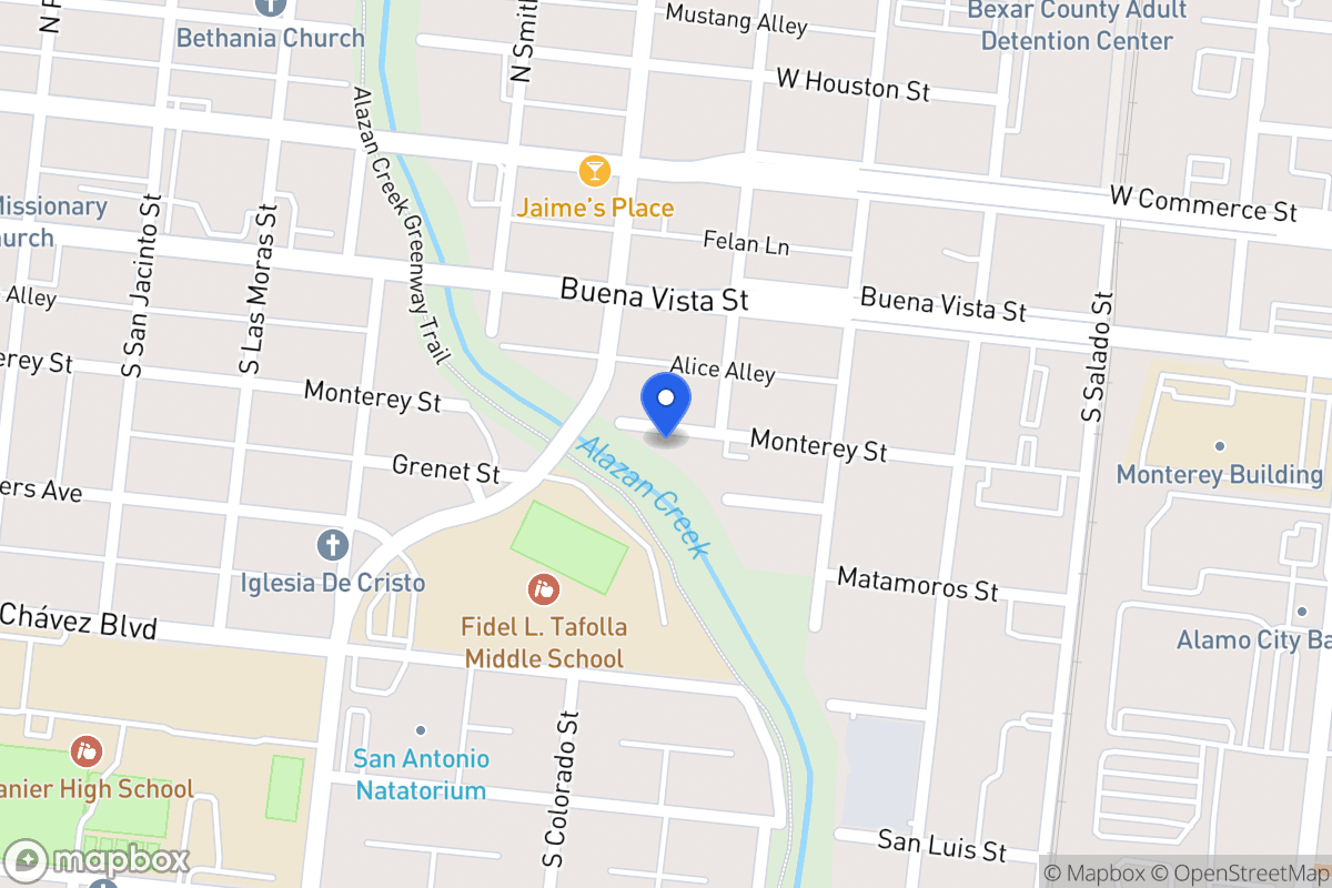 Map of 1108  Monterey St
