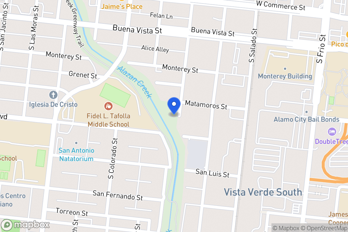 Map of 417 S San Marcos