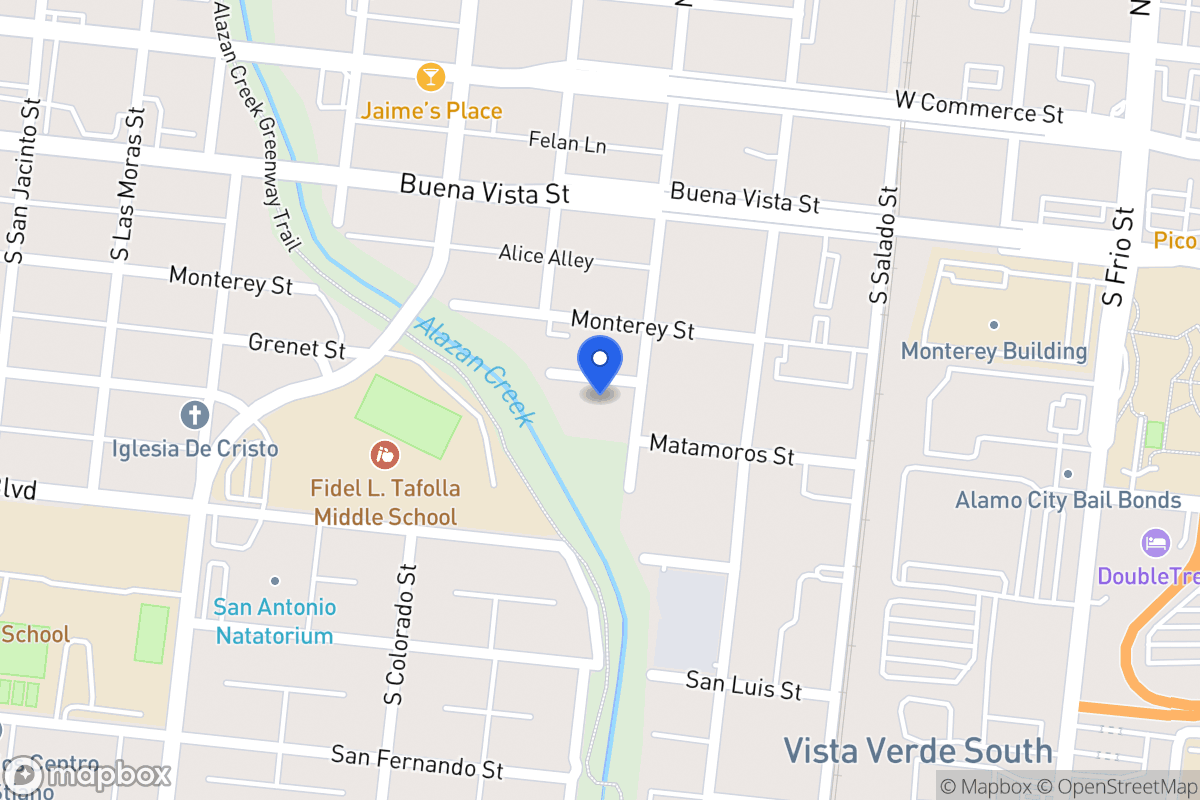 Map of 100  Grenet St
