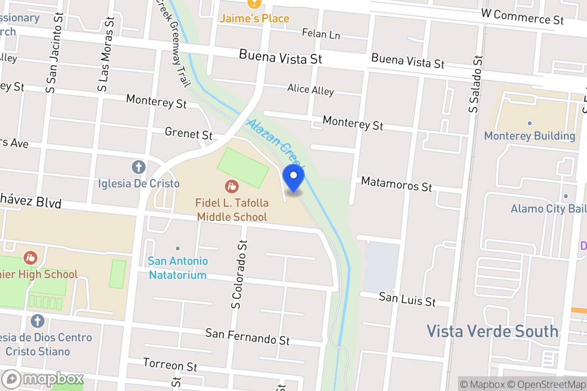 Map of 1303 W Cesar E Chavez Blvd