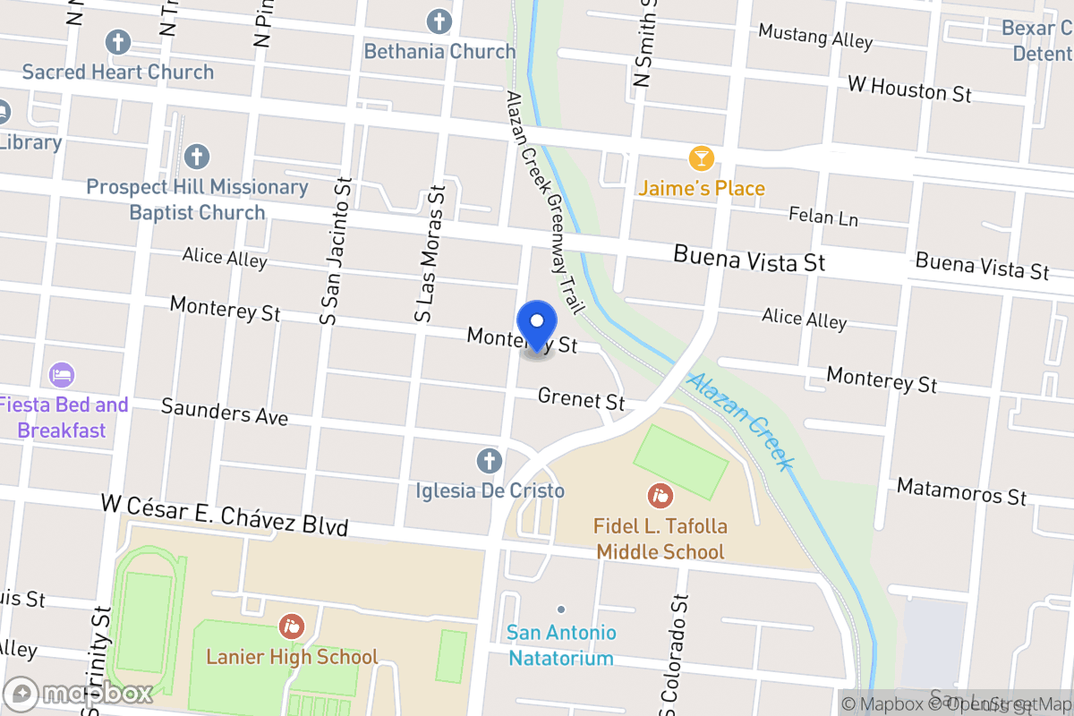 Map of 1324  Monterey St