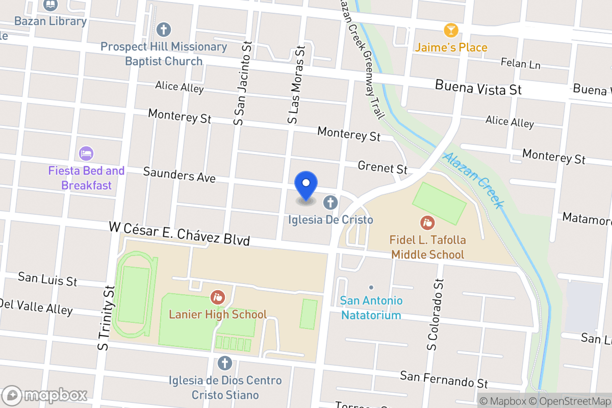 Map of 1414  Saunders Ave