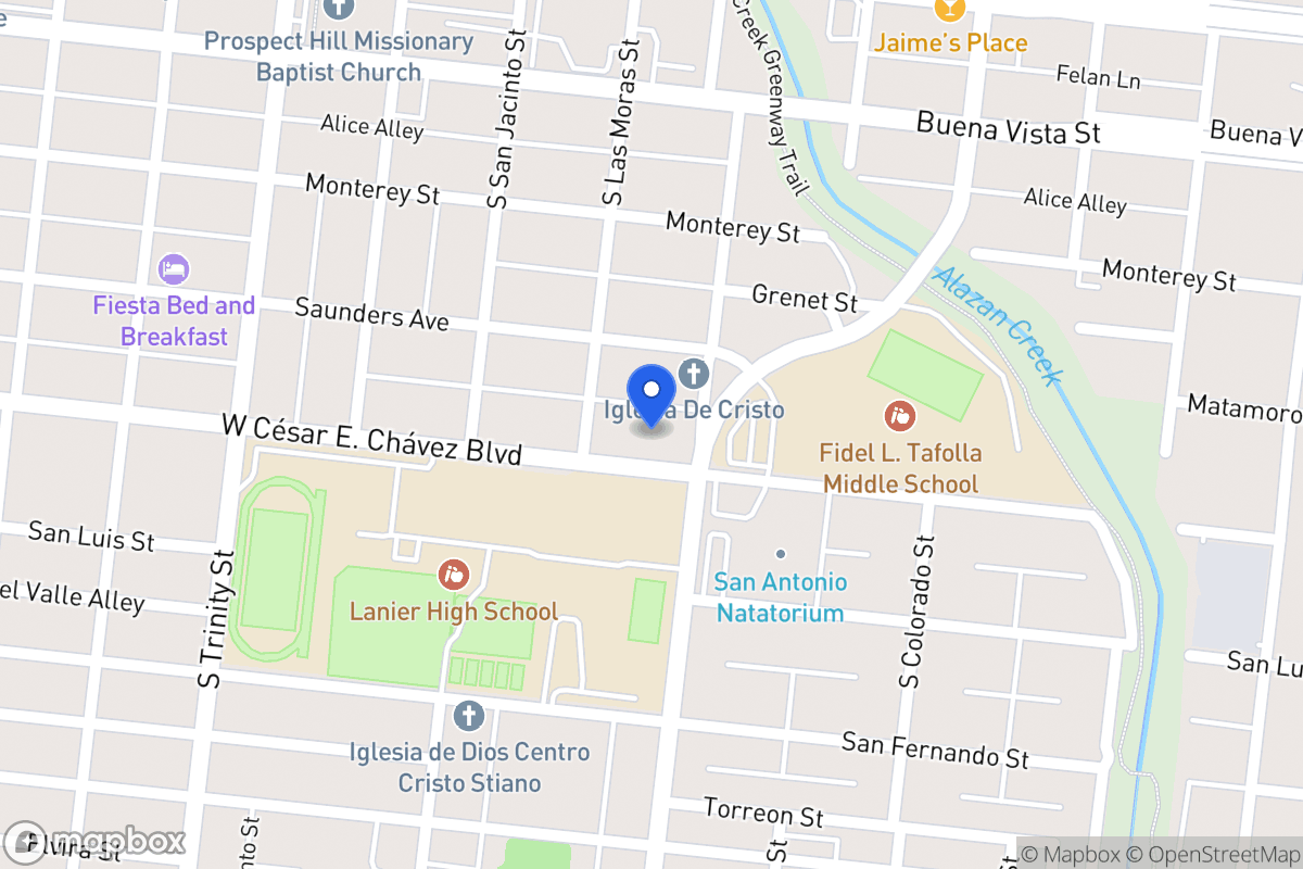 Map of 1511 W Cesar E Chavez Blvd